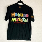 Disneys The Lion King Sz Xl T-shirt The Broadway Musical Hukuna Matata Black