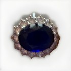 4 Ct Stunning Sapphire Ring Swiss Corundum With Extra Brilliant Czs Size 4