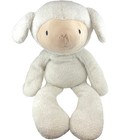 G By Gund Jumbo Fuzzy Lamb 950816 Long Legs Plush Stuffed White Cream 36  Length