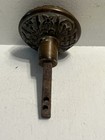 Vintage Brass Door Knobs Ornate With 1 4    Spindle Antique Salvage Hardware 