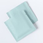 Matte Double-sided Blue Mylar Smell Proof Food Packaging Bags With Tear Notch