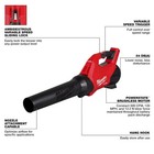 Milwaukee 3697-22-3017-20 M18 Fuel 3-tool Combo Kit Hammer Drill Impact Blower