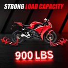 Universal Motorcycle Lifting Stands  900 Lbs Capacity Front   Rear Wheels Lift