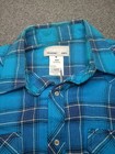Vintage Wrangler Rancher Western Style Men s Peral Snap Button Up Size Medium 