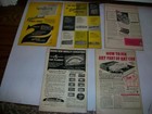 Lot Of 5 Vintage Car Craft Magazines 1953-1956