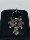Sterling Silver Moroccan Fibula Brooch Pin 11 3g
