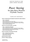 Sm2050 John Deere 2-cylinder Power Steering Service Manual 50 60 70 520 620 720