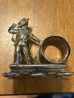 Antique Reed   Barton Figural Silverplate Napkin Ring Sailor Boy Anchor 1346 Vtg