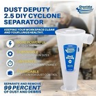 Dust Deputy 2 5 Diy Cyclone Separator free Shipping        