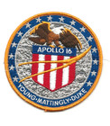 Apollo 16 Lion Brothers Crew Patch Nasa Hallmark Original Vintage