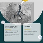 Concrete Crack Waterproof Repair Sealant Caulking Glue Weather Resistant Type