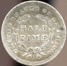1840 Seated Liberty Half Dime ---- Nice Condition Type Coin 
