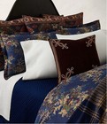 Ralph Lauren Ludlow Collection Creston Euro Sham Heavyweight Cotton Navy  215