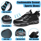 Men s Breathable Running Sneakers Comfortable Lightweight Walking Causal Shoes 