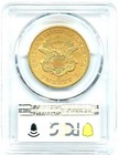 1863-s  20 Liberty Gold Double Eagle  Pcgs Xf-45 Cac  Attractive  Free Shipping 
