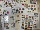 World Stamps  Mix Lot  Leaves  Some Cards  Mint used  Ex Dealer Stock  1 8kg G27