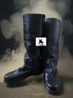 Cavalry Stovepipe Civil War Men s Leather Long Boots All Sizes Available 