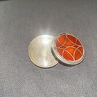 Vtg Christofle Laque De Chine Silver Plate Trinket Box For Concorde Air France