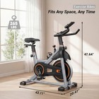 Exercise Bike W app indoor Cycling Spin Workout Bike Adjustable Height resistanc