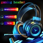 Wired Gaming Headset With Mic Stereo Surround Led Headphones For Ps4 Xbox One Pc