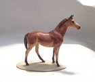 Hagen Renaker Swaps Famous Racehorse Horse On Base Mini Figurine Retired