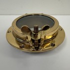 Vintage-style Brass Nautical Maritime Boat Yacht Porthole Hinged Window Decor