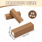 Pencil Erasers Rubber  10 Pcs Art Eraser Scented  Dark Brown white