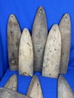 9 - 1926 Wood Hide Stretchers  Fur Pelts  Tanning  Northern Maine Find  20-26 l