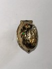 Vintage Walnut Sewing Kit Gold Tone Etui Ernest Steiner 1930   s Thimble Needles