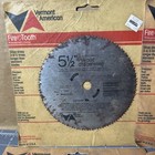 Vermont American  fire Tooth  Plywood paneling 5 5  Saw Blade New Sealed 4pc Lot