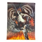 Vtg Lord Of The Rings Posters Set Of 3 - Signed Berrett - Jabberwocky 1980  Rare