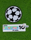 25 26 Uefa Champions League Football Foundation Soccer Kit Sleeve  Iron-on Patch