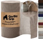 Non-slip Drawer Shelf And Cabinet Liner  12 x20   Beige  Durable   Easy To Clean