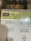 Stampin    Up  Rubber Unmounted Cling Stamps Petite Pairs Set Of 18