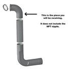 85 Degree Turbo Pipe Replaces 14-13002 For Peterbilt 357  377  378  379