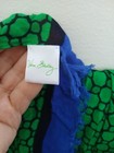 Vera Bradley Soft Fringe Scarf Emerald Geometric 72 x26  
