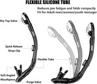 Dry Snorkel  Dive Mask Easy-breath Free Diving Snorkel For Snorkeling Scuba Divi
