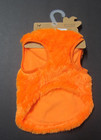Pet Dog Orange Pumpkin Face Halloween Costume Orange Size Medium Pup Crew
