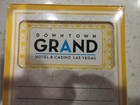 Downtown Grand Yellow Casino Las Vegas Deck Of Playing Cards   Free Poker Chip
