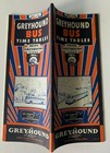 Vintage March 1937 Greyhound Bus Timetable Brochure Pacific Greyhound Lines