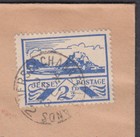 1943 Jersey Views Occupation 2d Blue Fdc  Jersey Cds To Sea Chalet Samares