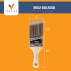 3-pack - 2 5  Angle Stubby Brushes For All Latex And Oil Paints   Stains