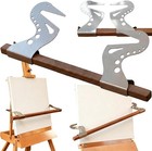 2 Sets Adjustable Easel Hand Rest Support Bar Metal Hand Support For Sketching