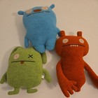 Ugly Dolls Plush Lot Of 3 Circa 2000   s  Size 12-14   