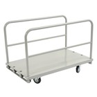 2200 Lbs Heavy Duty Drywall Sheet Cart 2- In-1 Lumber Panel Truck W 3 Handrails