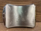 Vintage Vanity Powder Compact Silver Case  Patent 1802796 Made In Usa