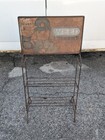 1920s Weed Tire Chains Display Sign Shelf Garage Store Gas Station Oil Can Vtg
