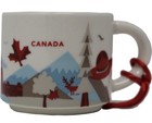 Starbucks You Are Here Series Canada Ceramic Demitasse Ornament Mug  2 Oz