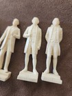 Vintage Marx Hard Plastic 2 75  General Toy Figures Set Of 6