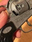 Hubley   h  Grip Label  Colt 45 Black Grip Vintage Cowboy Western Toy Gun Rare